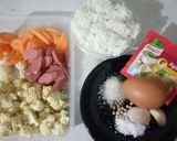 Foto langkah ke 1 dari resep Nasi Goreng Cap Cay Ekonomis.