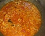A picture of step 3 of Sev Tamatar.