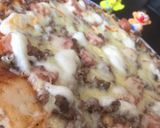 Foto langkah ke 5 dari resep Pizza bbq beef cheese.