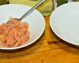 Foto del paso 5 de la receta: Onigiris de salmón fáciles en microondas