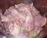 A picture of step 1 of Kathiyavadi chicken curry.