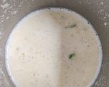 A picture of step 2 of Rice Chilla.