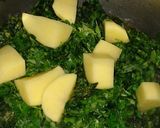 A picture of step 5 of Methi,soya & palak.
