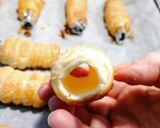 A picture of step 5 of Puff Pastry Cannoli with Custard Cream.