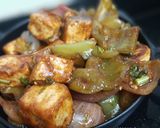 A picture of step 4 of Chilli paneer.