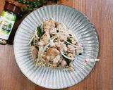 豆芽炒里肌肉的食譜步驟4照片