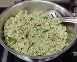 A picture of step 6 of Coriander masala Atukulu.