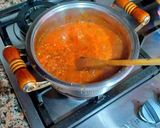 Foto del paso 2 de la receta Salsa de tomates con aceitunas amargas