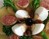 Foto del paso 10 de la receta Ensalada de patata, calabacín, bimi y brevas
