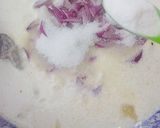 A picture of step 5 of Semolina sinasir with spinach soup.