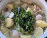 A picture of step 2 of Chicken Soup.