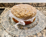 Foto del paso 12 de la receta: Pastel de manzana, pasas y nueces tipo alemán