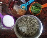 முருங்கைக்கீரை கருப்பு உளுந்து கஞ்சி ரெசிபி ஸ்டேப் 1 புகைப்படம்