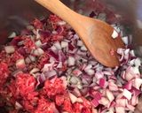A picture of step 1 of John’s Chili.