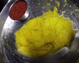A picture of step 5 of Garlic ginger pickle.