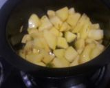 A picture of step 4 of Jeera aloo.