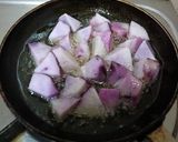 A picture of step 2 of Purple Yam, Paneer & Green Peas Chat.