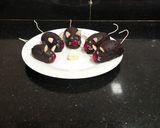 A picture of step 10 of Yummy chocolate cake mice.