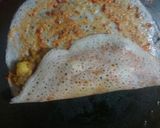 A picture of step 2 of Schezwan Masala Dosa.