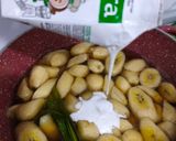 Gambar langkah 1 resipi Pengat Pisang Butir Nangka.