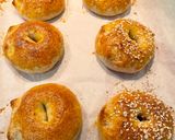 Foto langkah ke 9 dari resep New York style Bagel.
