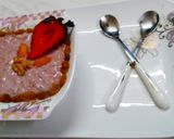 A picture of step 5 of Strawberry Porridge with Vegetables Omelette.