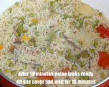 A picture of step 7 of Vegetable pulao recipe.