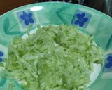 A picture of step 1 of Tzatziki.
