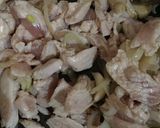 Foto langkah ke 2 dari resep Ayam Ca Brokoli Jamur.