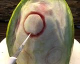 عکس مرحله 2 از دستور هندوانه شب يلدا🍉✨💙