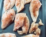 Lilahagymás-mozzarellás csirkemell recept fázis 1 fotója