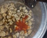 A picture of step 6 of Chicken tikka pasta 🍝.