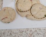 A picture of step 3 of Savoury scones. Airfyer.