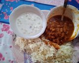 A picture of step 2 of Rajma Rice.