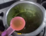 A picture of step 3 of Surti Masala khichu (Gujarati Rice Flour Khichu).