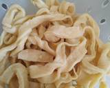 Egg noodles with butter leek and lemon recipe step 2 photo