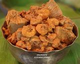 A picture of step 5 of Raw Jackfruit and Shrimp curry.