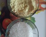 A picture of step 1 of Sattu Drink.
