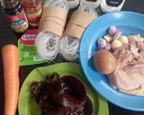 Foto langkah ke 1 dari resep Sup Bakso Lohua Ayam.