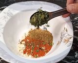 A picture of step 4 of Red Bean Curry (oil free).