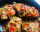 A picture of step 4 of Pan grilled fish with bell pepper sauce🌶.