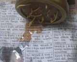 A picture of step 1 of Crispy masala sev (chickpeas flour).