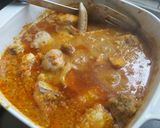 A picture of step 5 of Chicken Rendang.