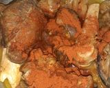 A picture of step 1 of Beef Payya (Trotters).