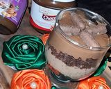 A picture of step 6 of 3 Layered Chocolate n Hazalnut Coffee Mousse.
