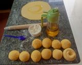 A picture of step 6 of Butternut Chapatti.