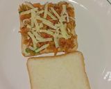 A picture of step 2 of Vegetable sandwich # Chef Deena# Team trees.