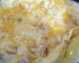 Foto del paso 3 de la receta: Omelet con plátano fruta y queso mozzarella
