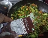 A picture of step 6 of Thai Green Curry Noodles.