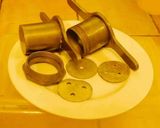 A picture of step 2 of Murukku the favorite snack of Tamil Nadu.
